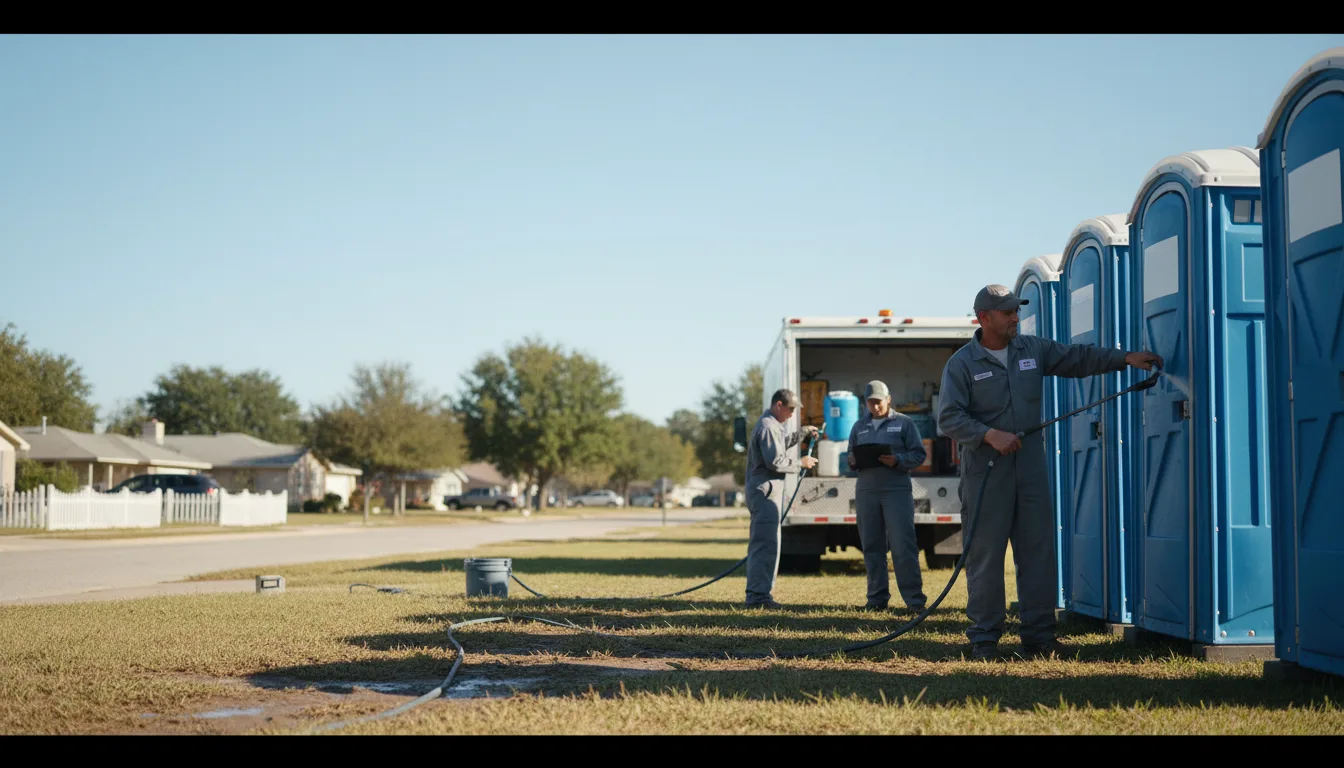 Long-Term Portable Toilet Rental in Snook, TX near me